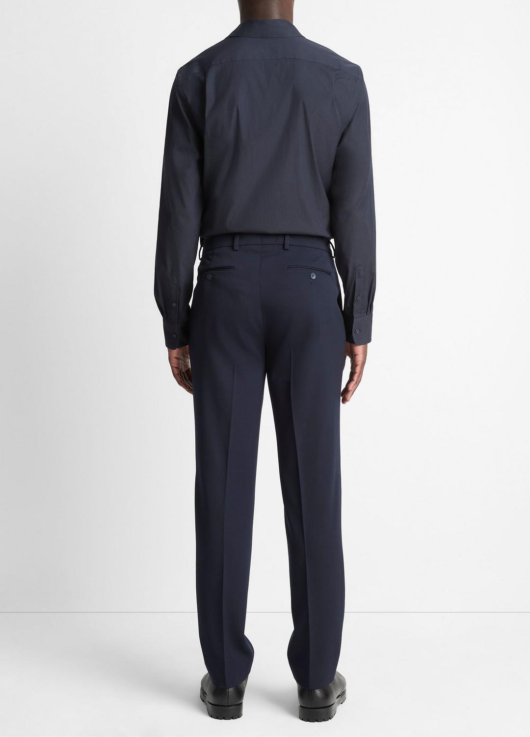 VINCE Stretch-Wool Classic Pant in Trousers