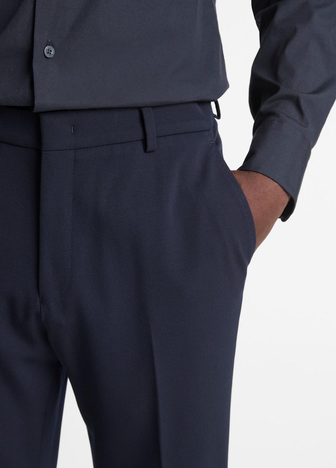 VINCE Stretch-Wool Classic Pant in Trousers