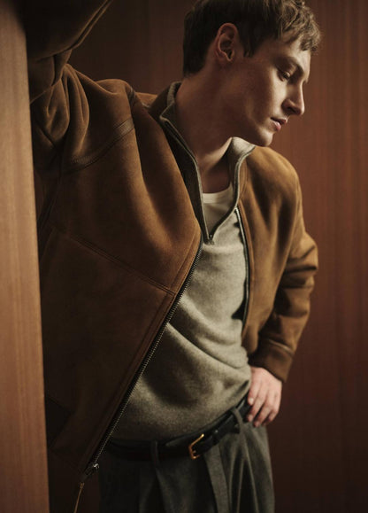VINCE Plush Cashmere Quarter-Zip Sweater in Quarter Zip
