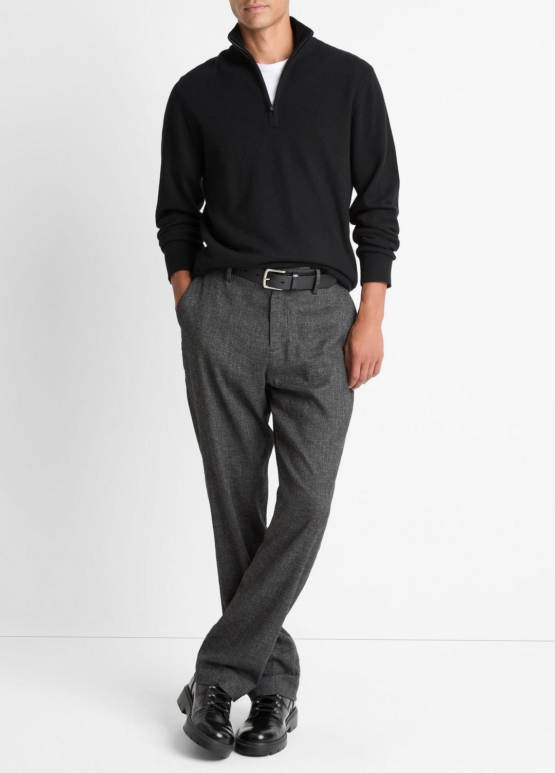 VINCE Cashmere Quarter-Zip Sweater in Quarter Zip