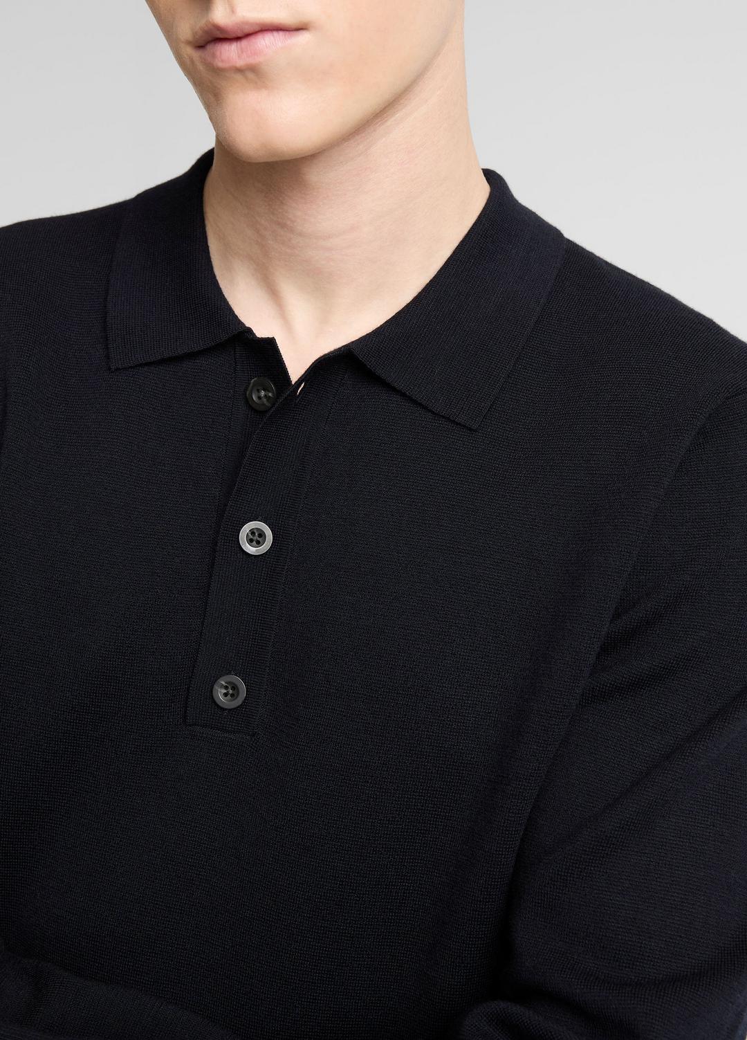 VINCE Italian Merino Wool Milano Polo Sweater in Sweaters