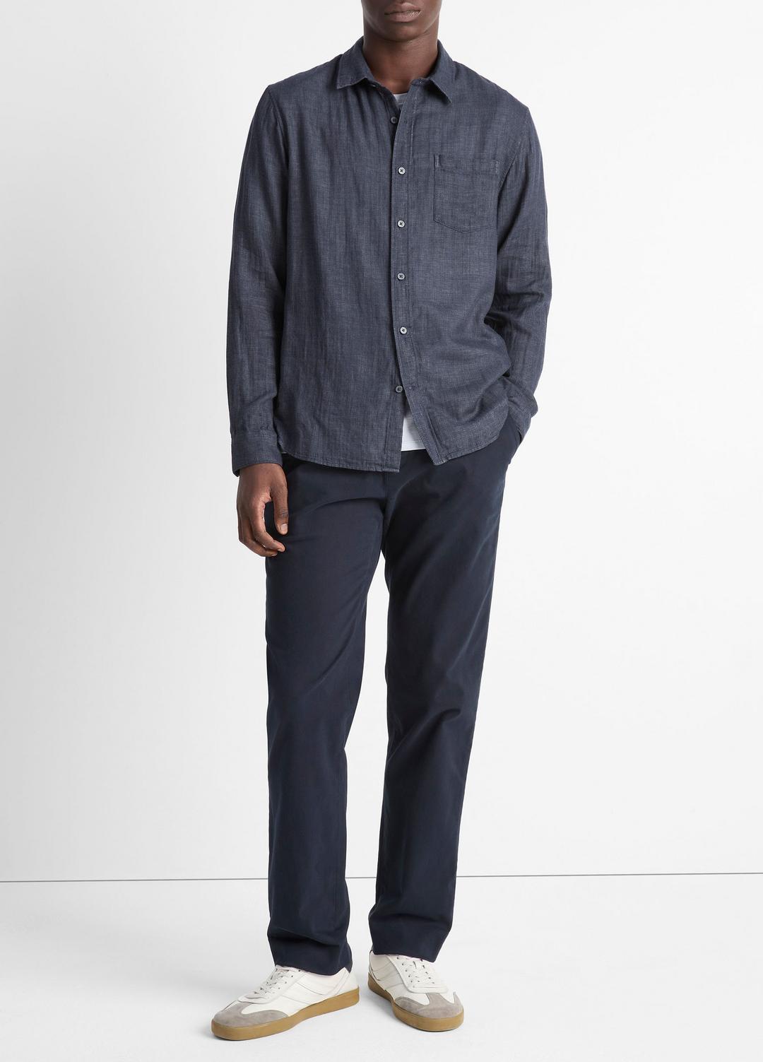 VINCE Double Face Long Sleeve in Long Sleeve