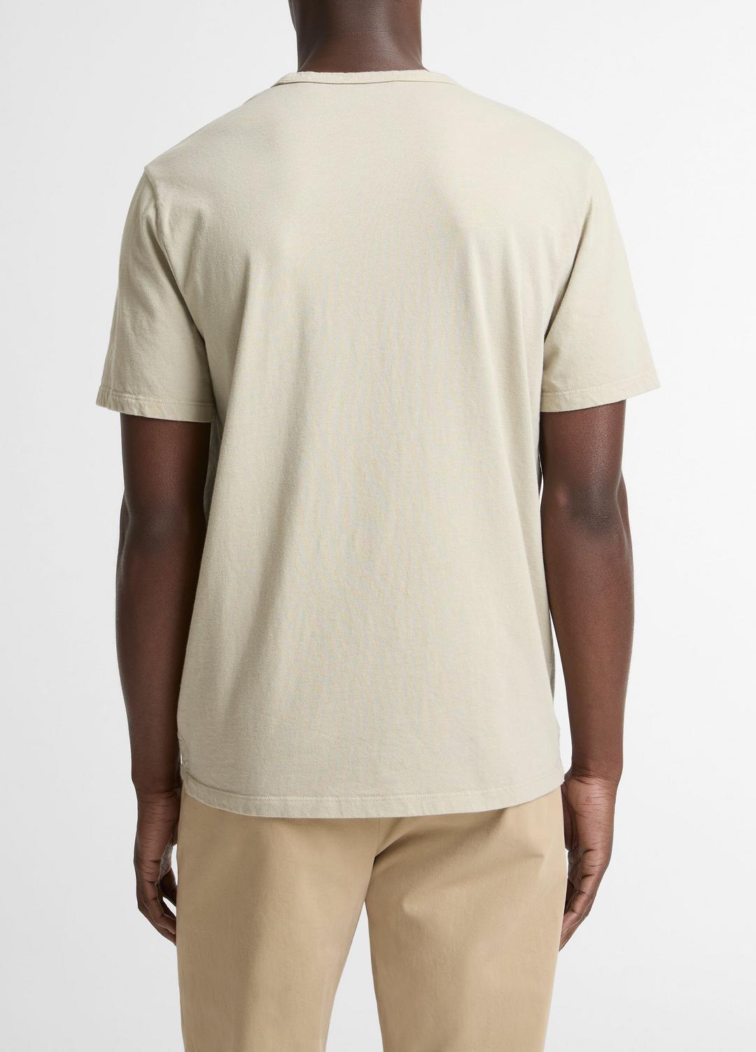 VINCE Garment Dye Cotton T-Shirt in Short Sleeve