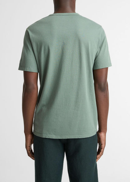 VINCE Garment Dye Cotton T-Shirt in Short Sleeve