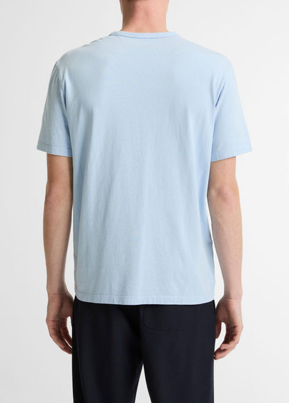 VINCE Garment Dye Cotton T-Shirt in Short Sleeve