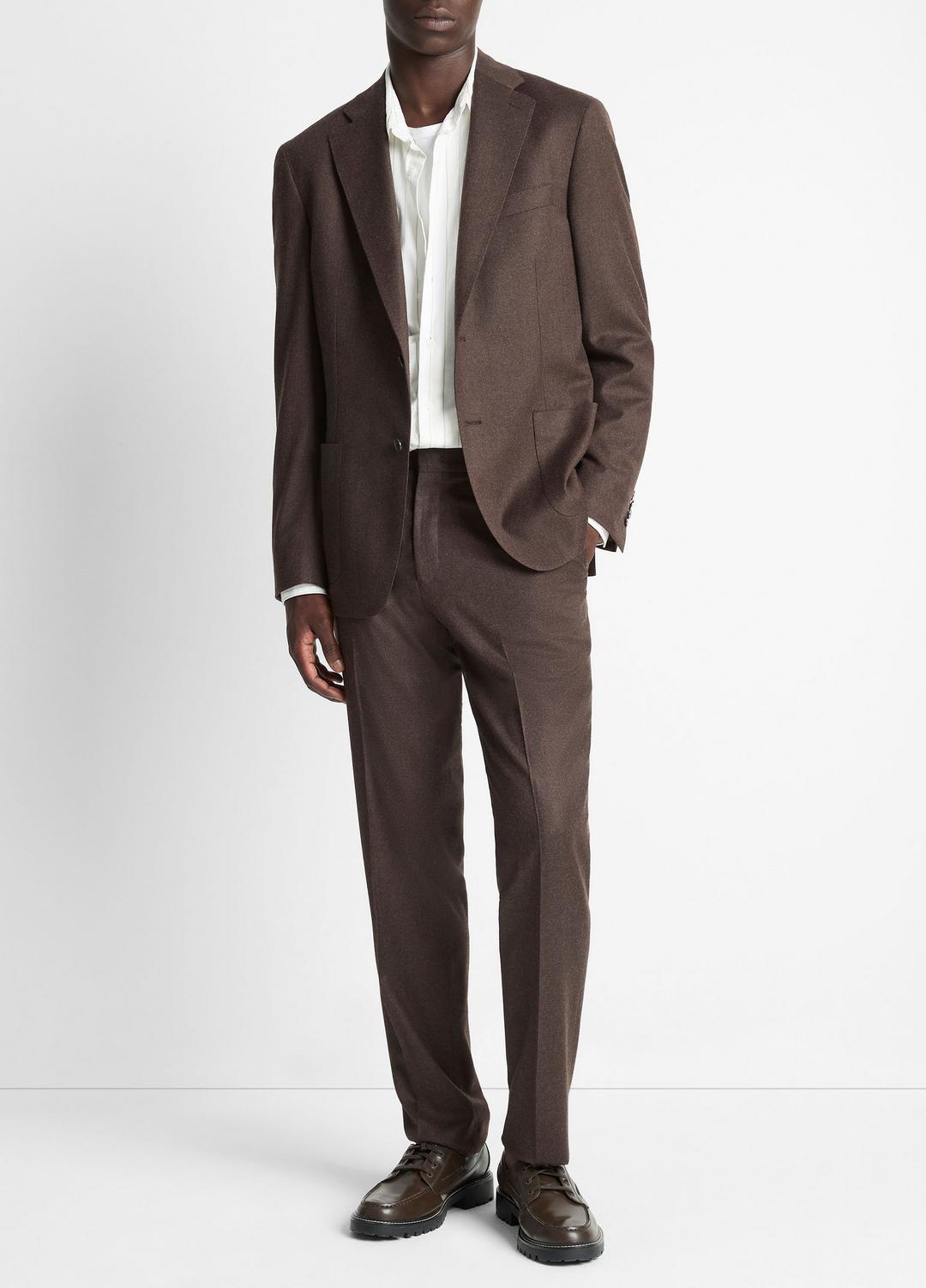 VINCE Wool-Silk Classic Pant in Trousers