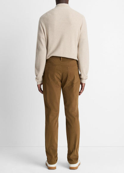 VINCE Dylan Slim 5-Pocket Peached Stretch-Cotton Pant in Trousers