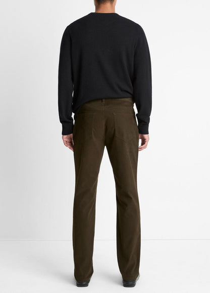 VINCE Dylan Slim 5-Pocket Peached Stretch-Cotton Pant in Trousers