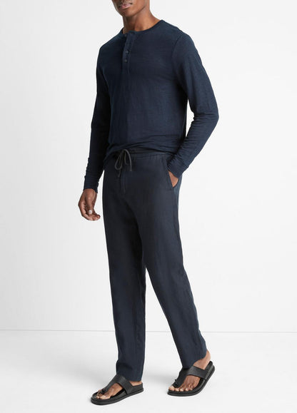 VINCE Lightweight Hemp Pant in Trousers