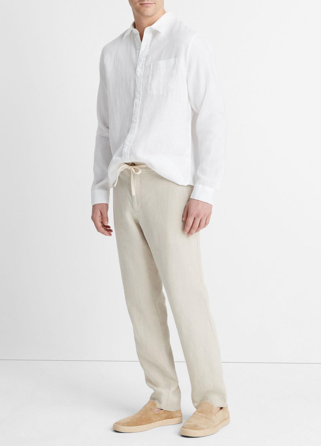 VINCE Lightweight Hemp Pant in Trousers