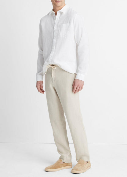 VINCE Lightweight Hemp Pant in Trousers