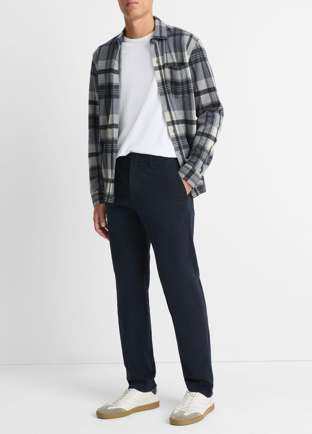 VINCE Owen Athletic Stretch-Cotton Pant in Trousers