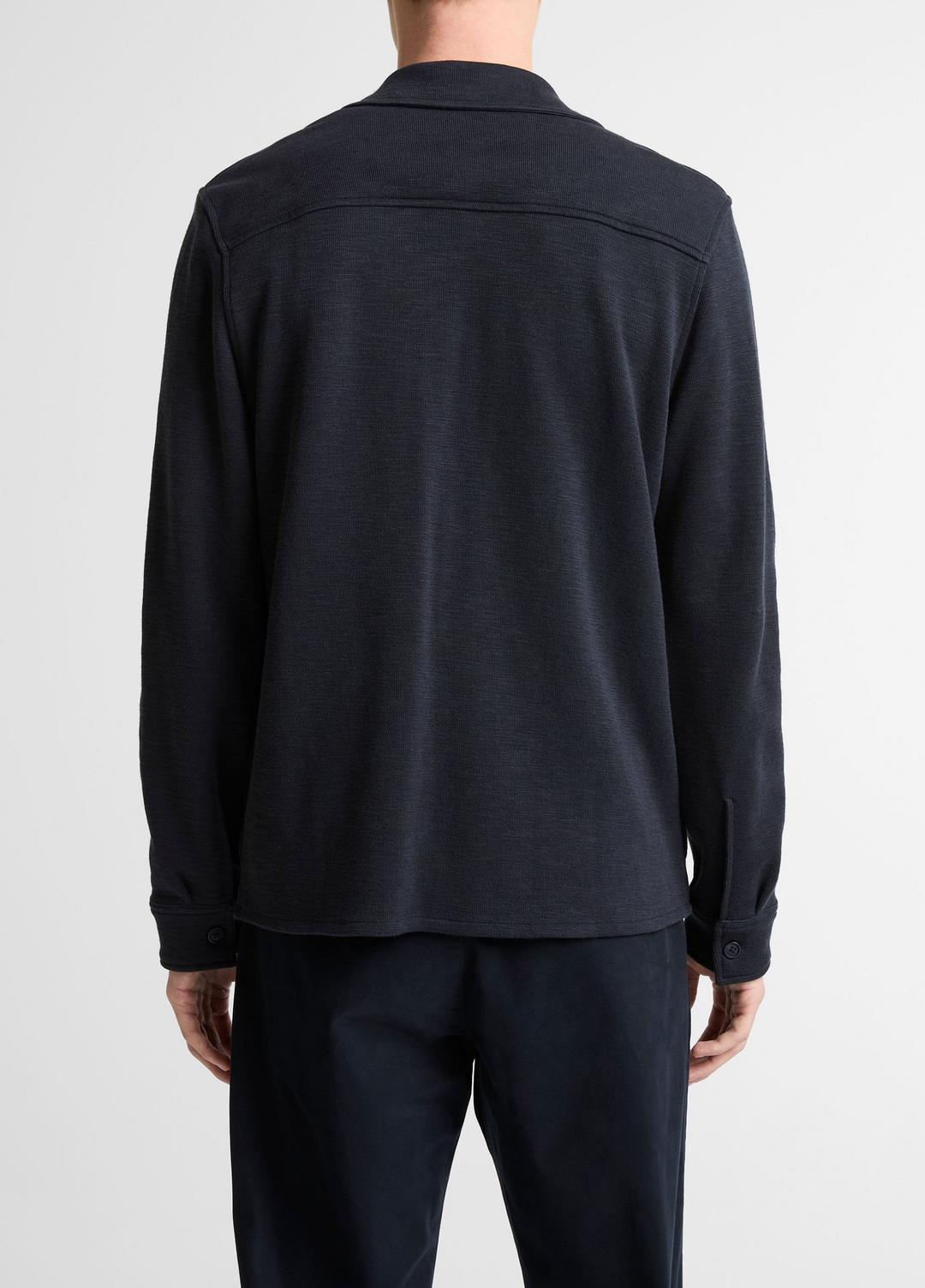 VINCE Double-Slub Cotton-Blend Shirt Jacket in Jackets
