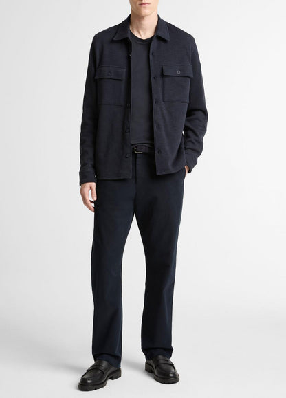 VINCE Double-Slub Cotton-Blend Shirt Jacket in Jackets