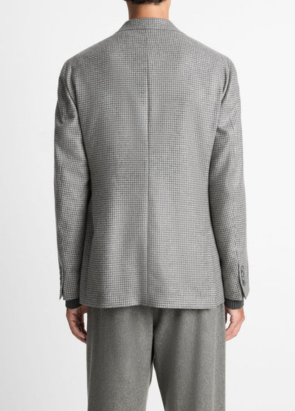 VINCE Houndstooth Cashmere Relaxed Sport Coat in Blazers