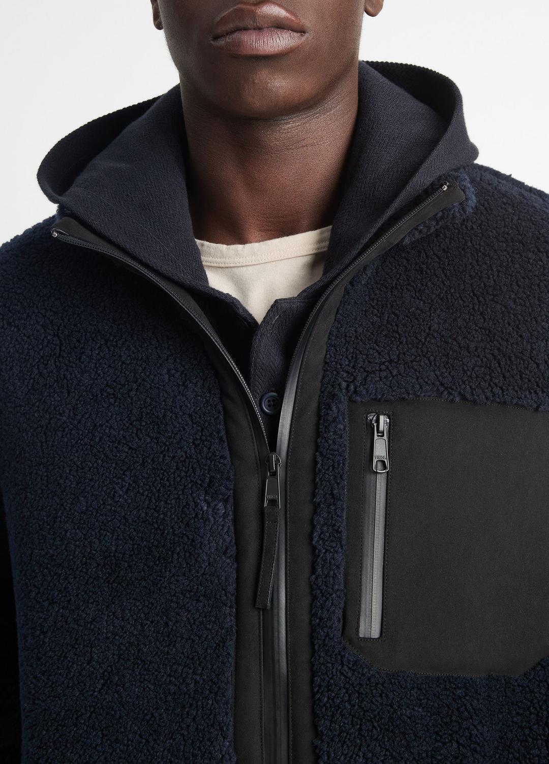 VINCE Sherpa Zip Jacket in Jackets