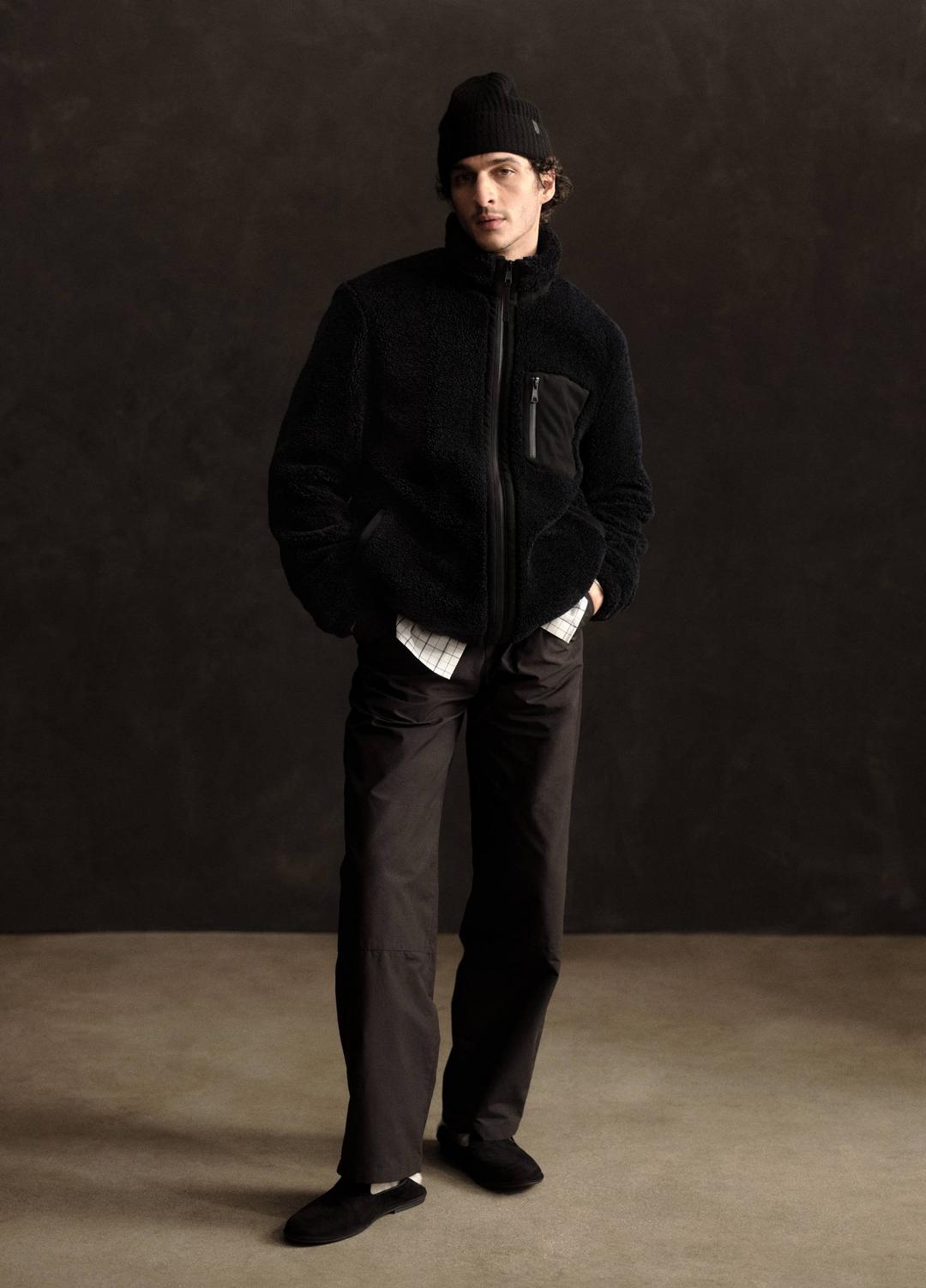 VINCE Sherpa Zip Jacket in Jackets