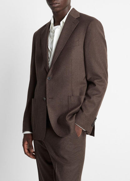 VINCE Wool-Silk Relaxed Sport Coat in Blazers