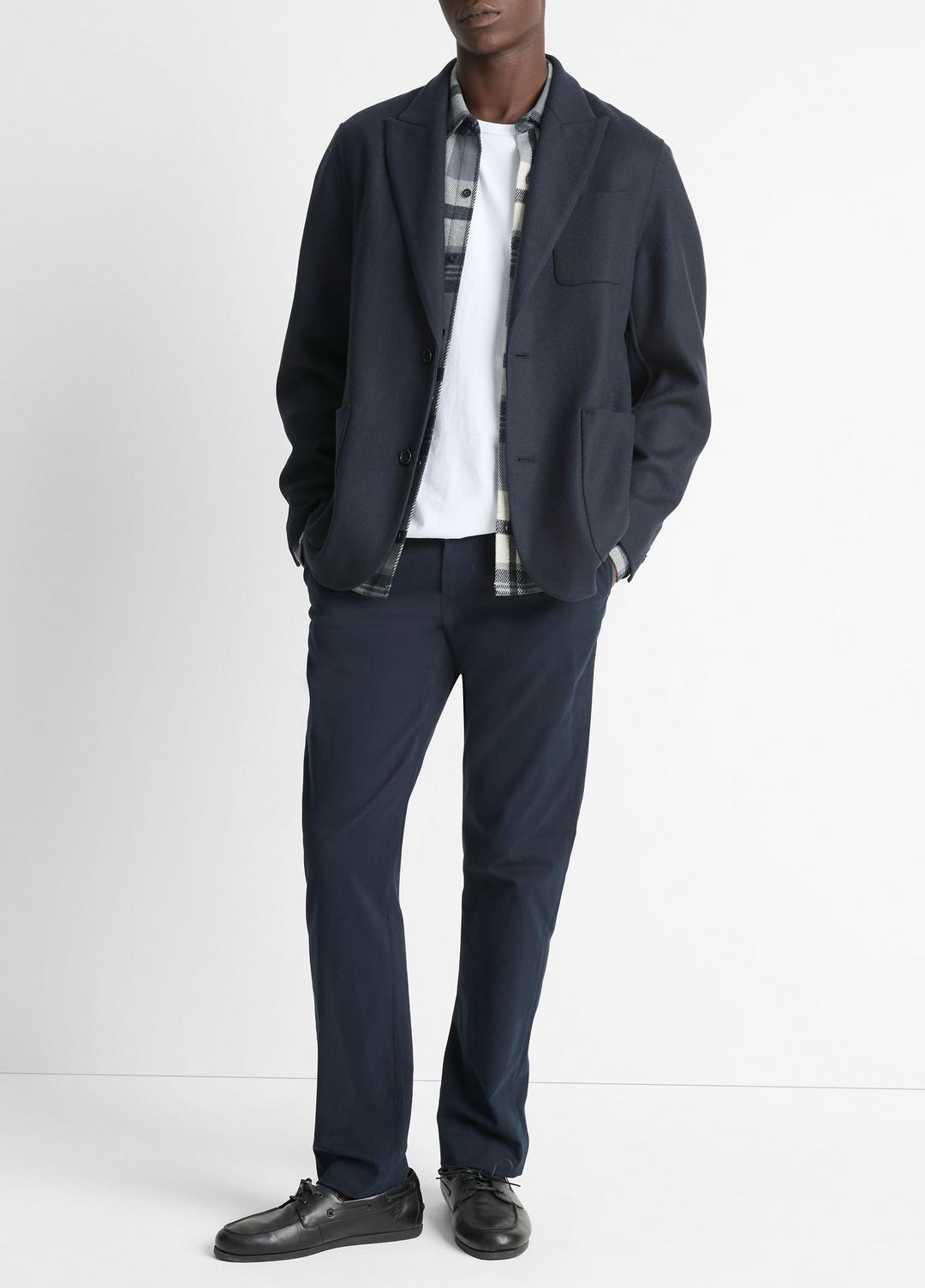 VINCE Italian Splittable Wool-Blend Blazer in Jackets & Outerwear