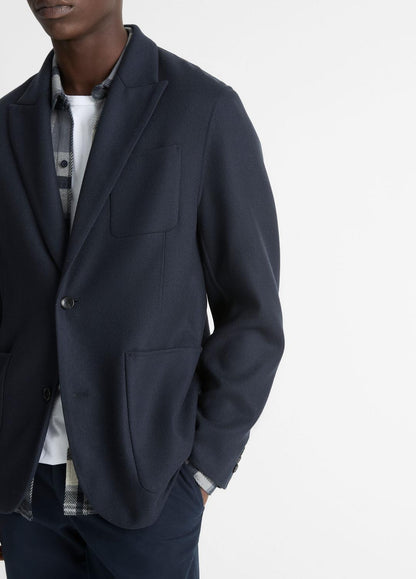 VINCE Italian Splittable Wool-Blend Blazer in Jackets & Outerwear
