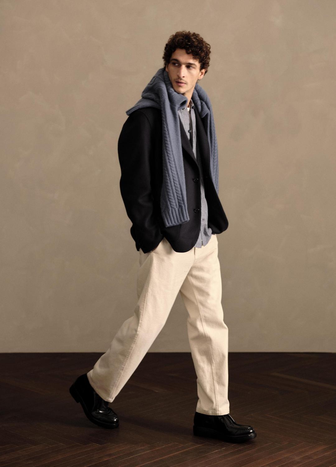 VINCE Italian Splittable Wool-Blend Blazer in Jackets & Outerwear