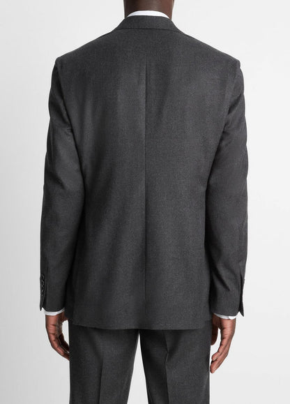 VINCE Wool-Silk Flannel Relaxed Sport Coat in Blazers