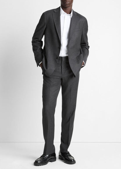 VINCE Wool-Silk Flannel Relaxed Sport Coat in Blazers