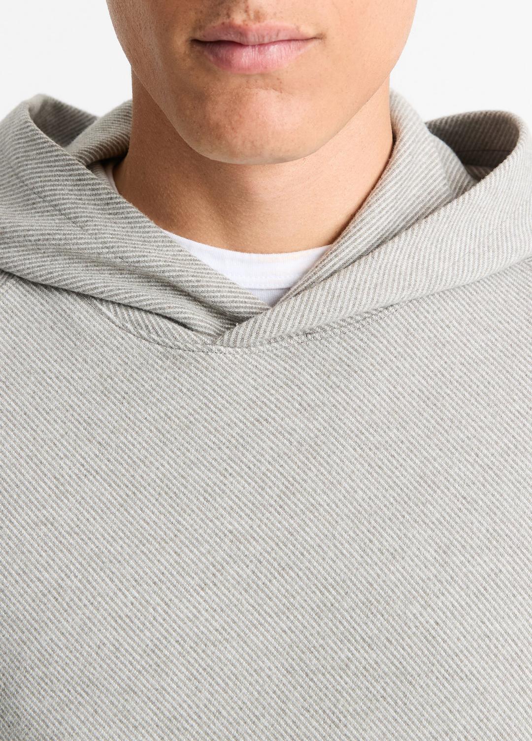 VINCE Broken Twill Pullover Hoodie in Sweatshirts & Hoodies