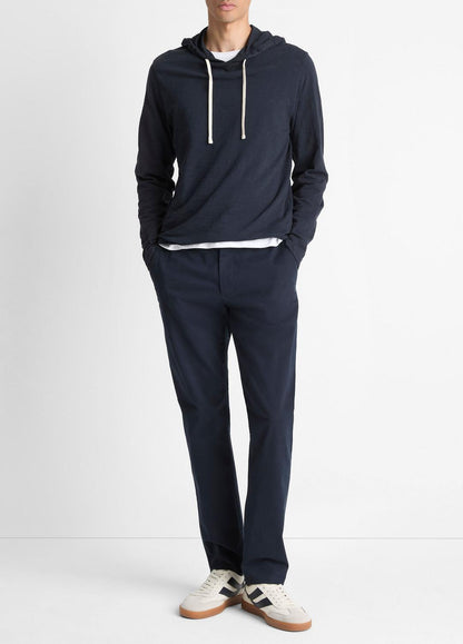 VINCE Textured Cotton Hoodie in Sweatshirts & Hoodies