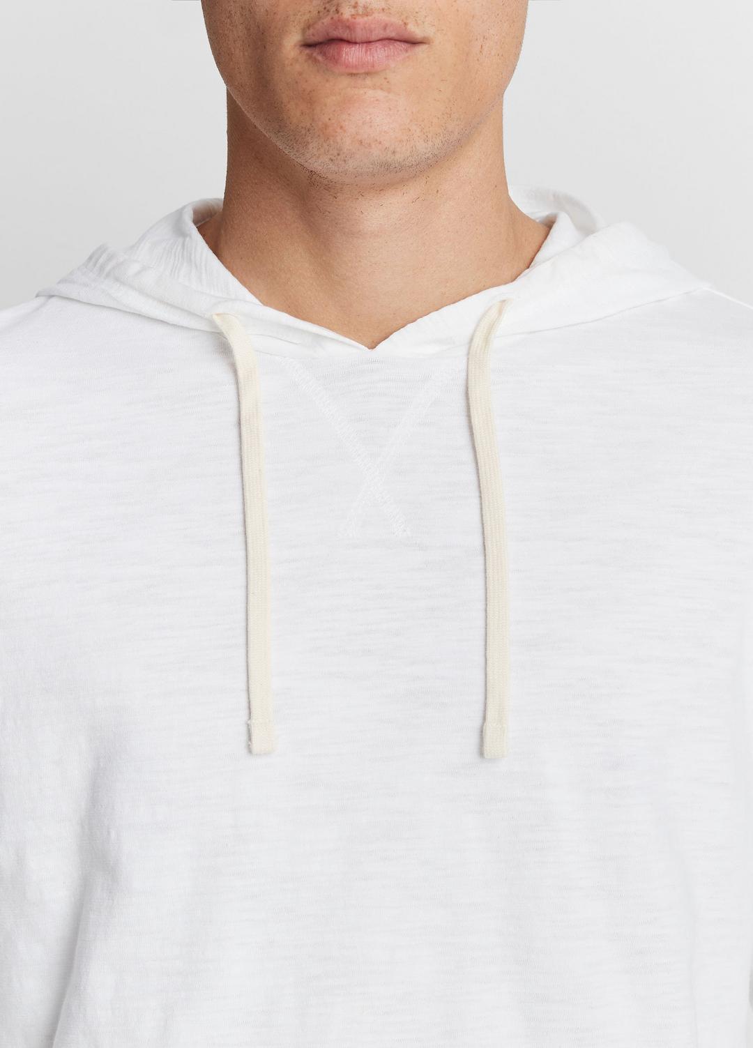 VINCE Textured Cotton Hoodie in Sweatshirts & Hoodies