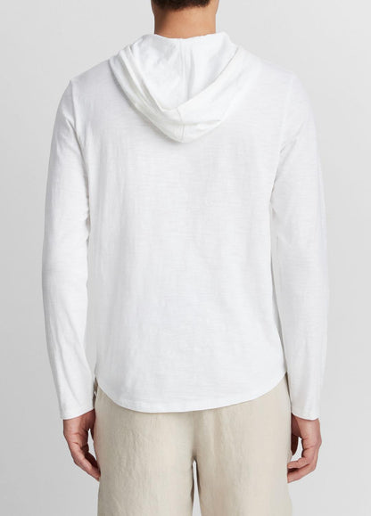 VINCE Textured Cotton Hoodie in Sweatshirts & Hoodies