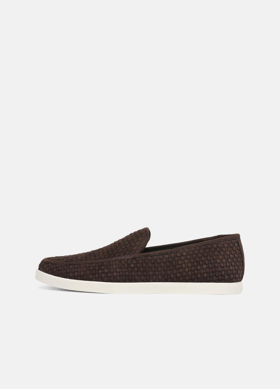 VINCE Sonoma Woven Suede Loafer in Loafers