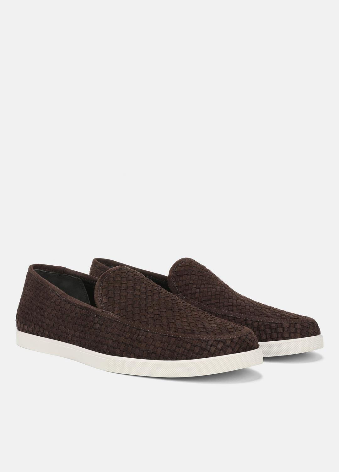 VINCE Sonoma Woven Suede Loafer in Loafers