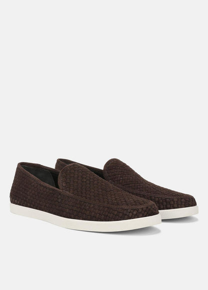 VINCE Sonoma Woven Suede Loafer in Loafers