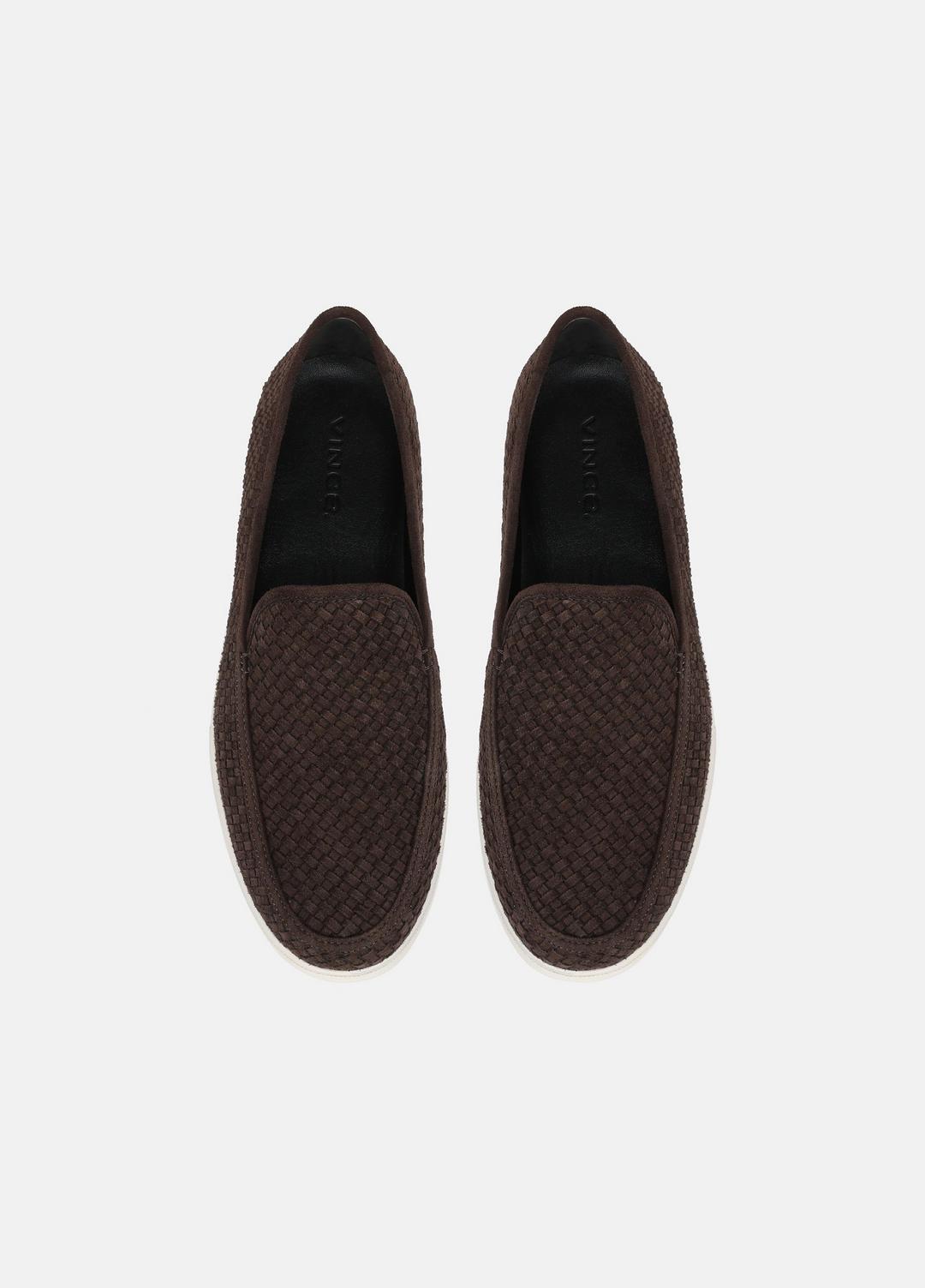 VINCE Sonoma Woven Suede Loafer in Loafers