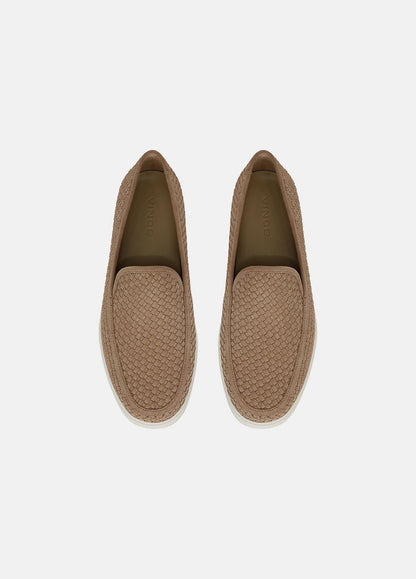 VINCE Sonoma Woven Suede Loafer in Loafers