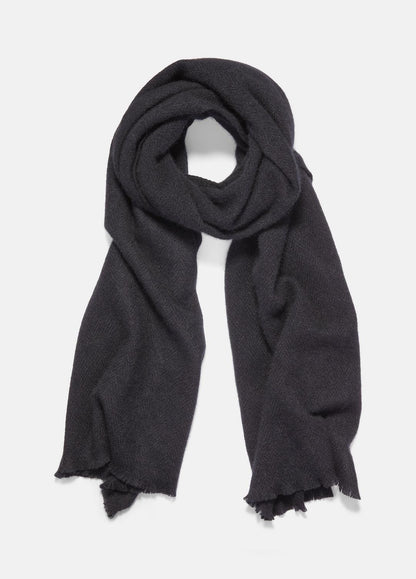 VINCE Herringbone Cashmere Scarf in Scarves & Hats