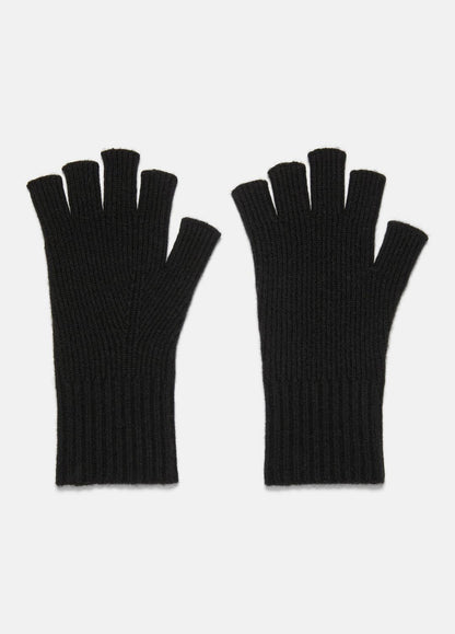 VINCE Wool-Cashmere Rib-Knit Fingerless Glove in Gloves