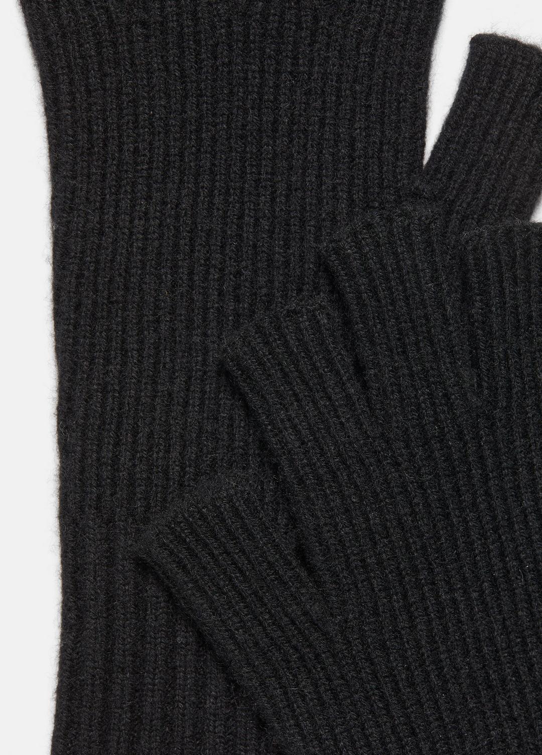 VINCE Wool-Cashmere Rib-Knit Fingerless Glove in Gloves