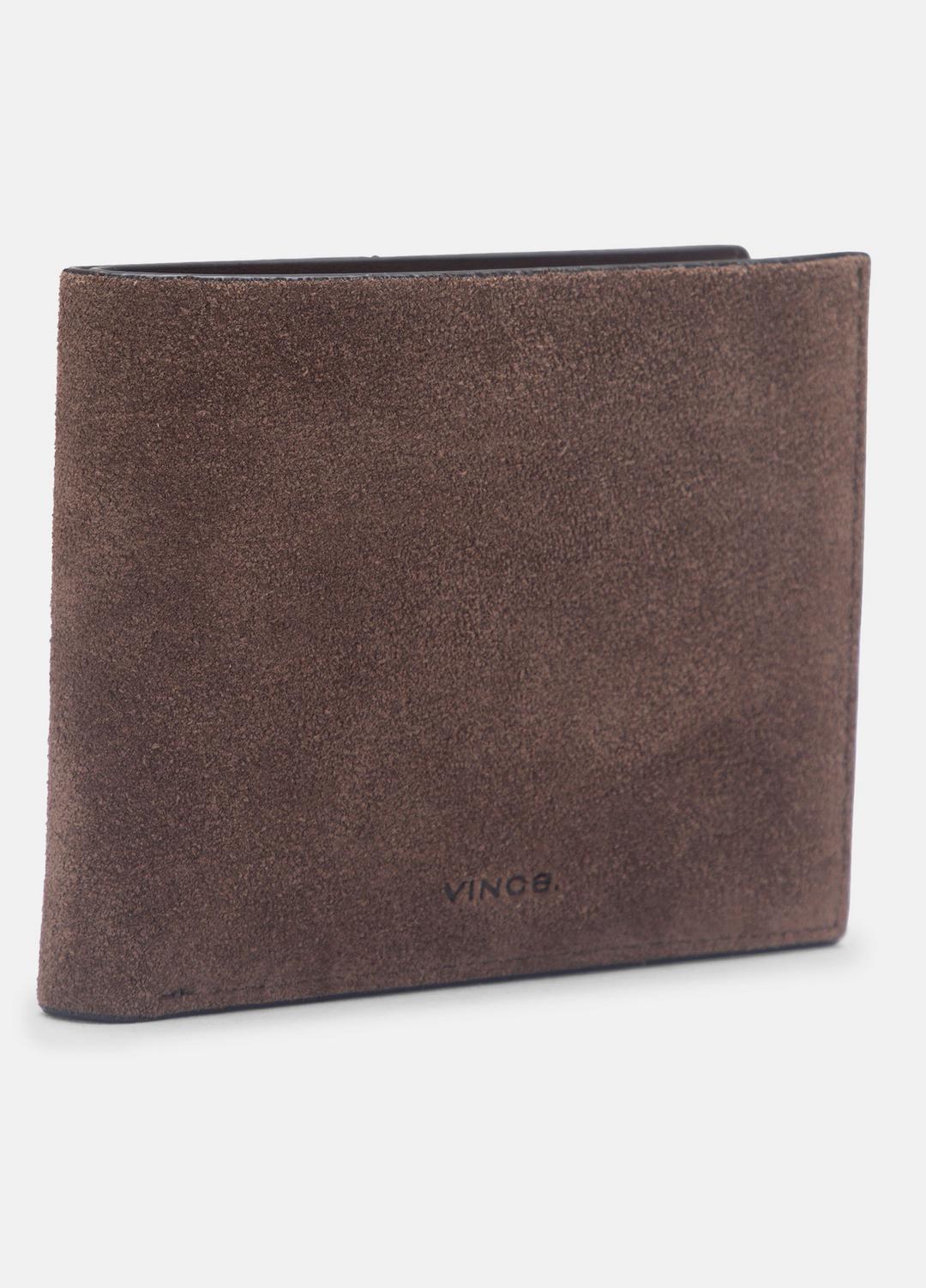 VINCE Suede Bifold Wallet in Bags