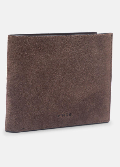 VINCE Suede Bifold Wallet in Bags