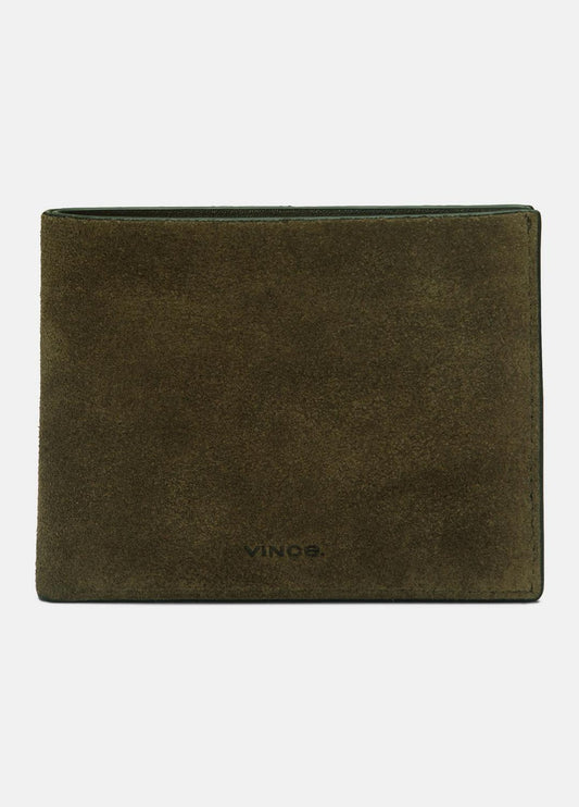 VINCE Suede Bifold Wallet in Bags