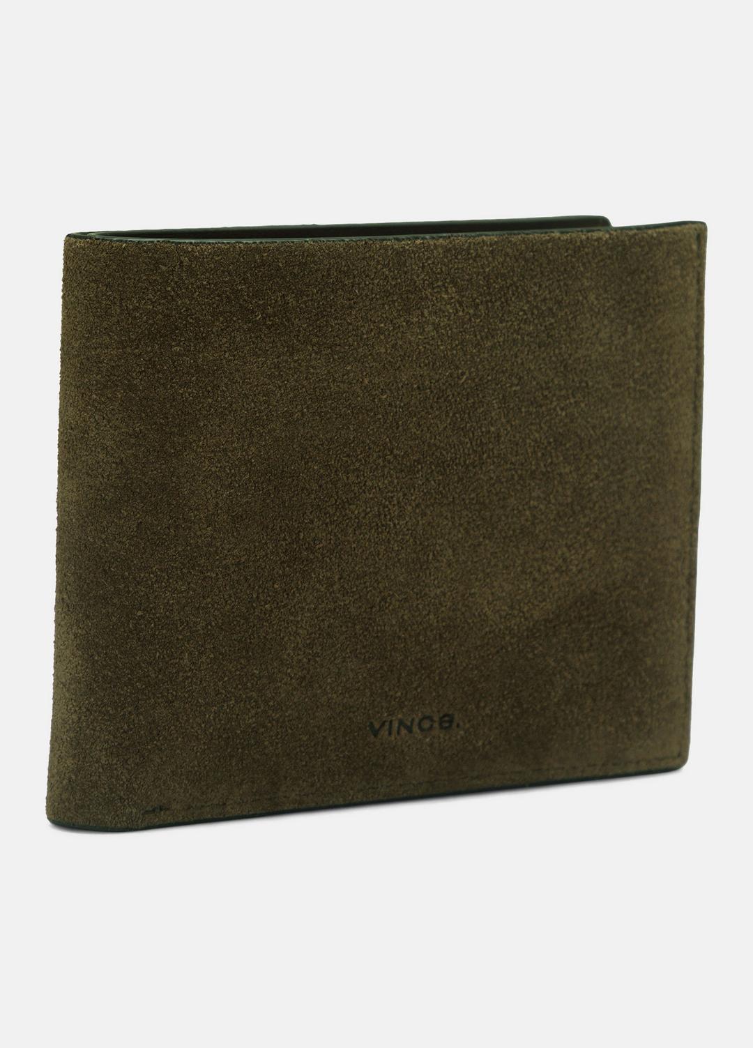 VINCE Suede Bifold Wallet in Bags