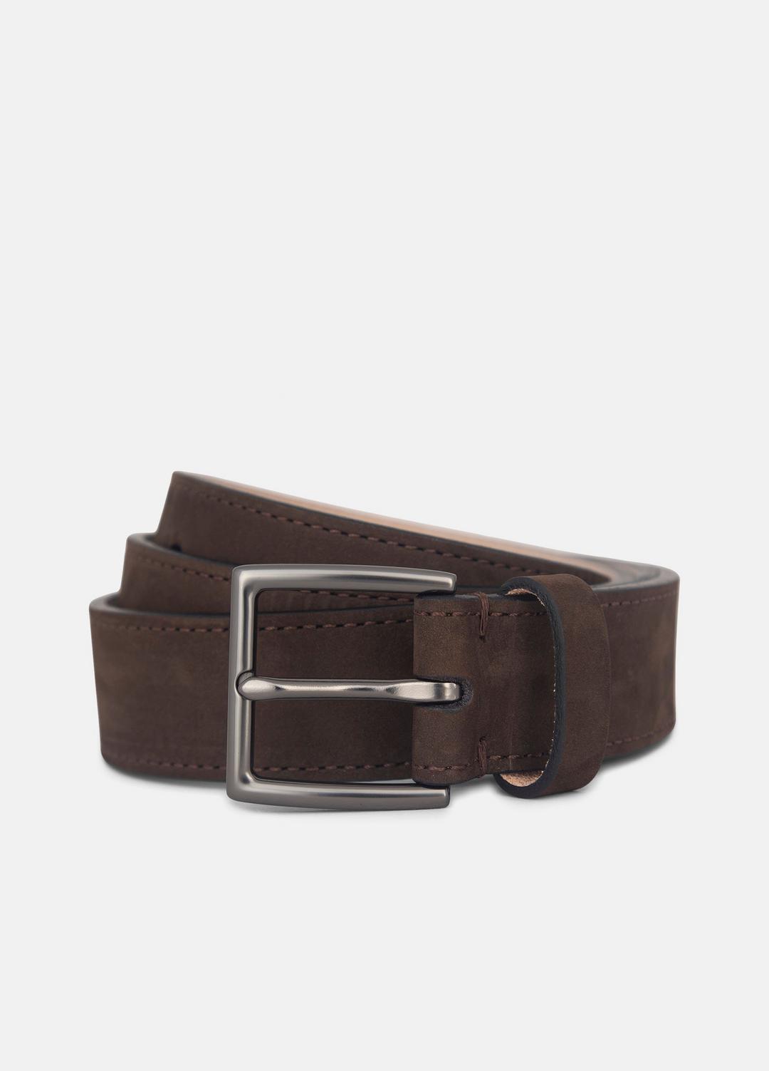 VINCE Men's 32mm Nubuck Leather Belt in Belts