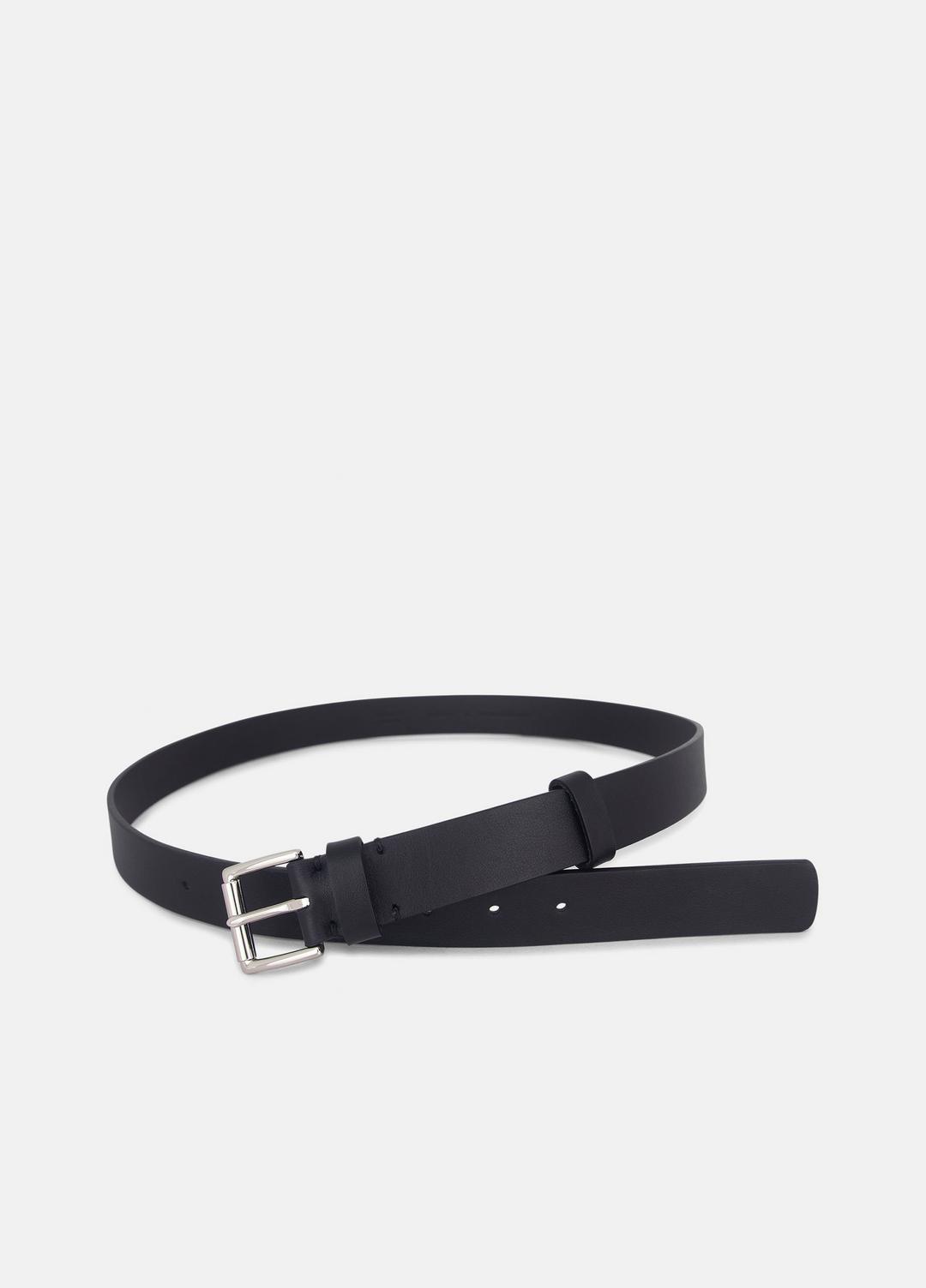 VINCE Men's 30mm Leather Double-Loop Belt in Belts