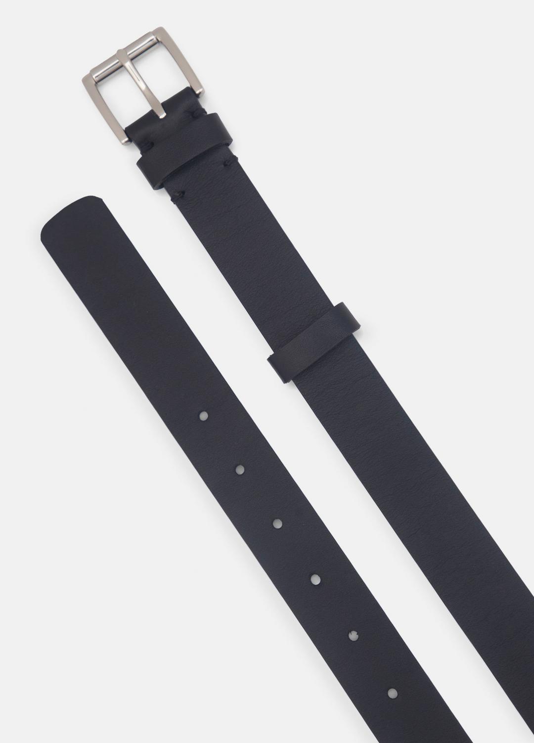 VINCE Men's 30mm Leather Double-Loop Belt in Belts