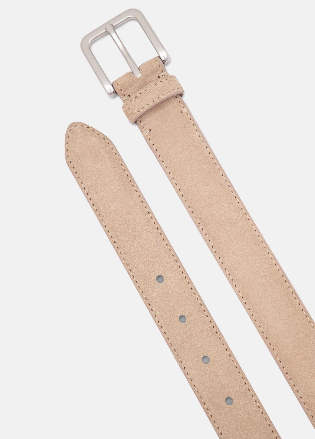 VINCE Men's 30mm Stitched Suede Belt in Belts