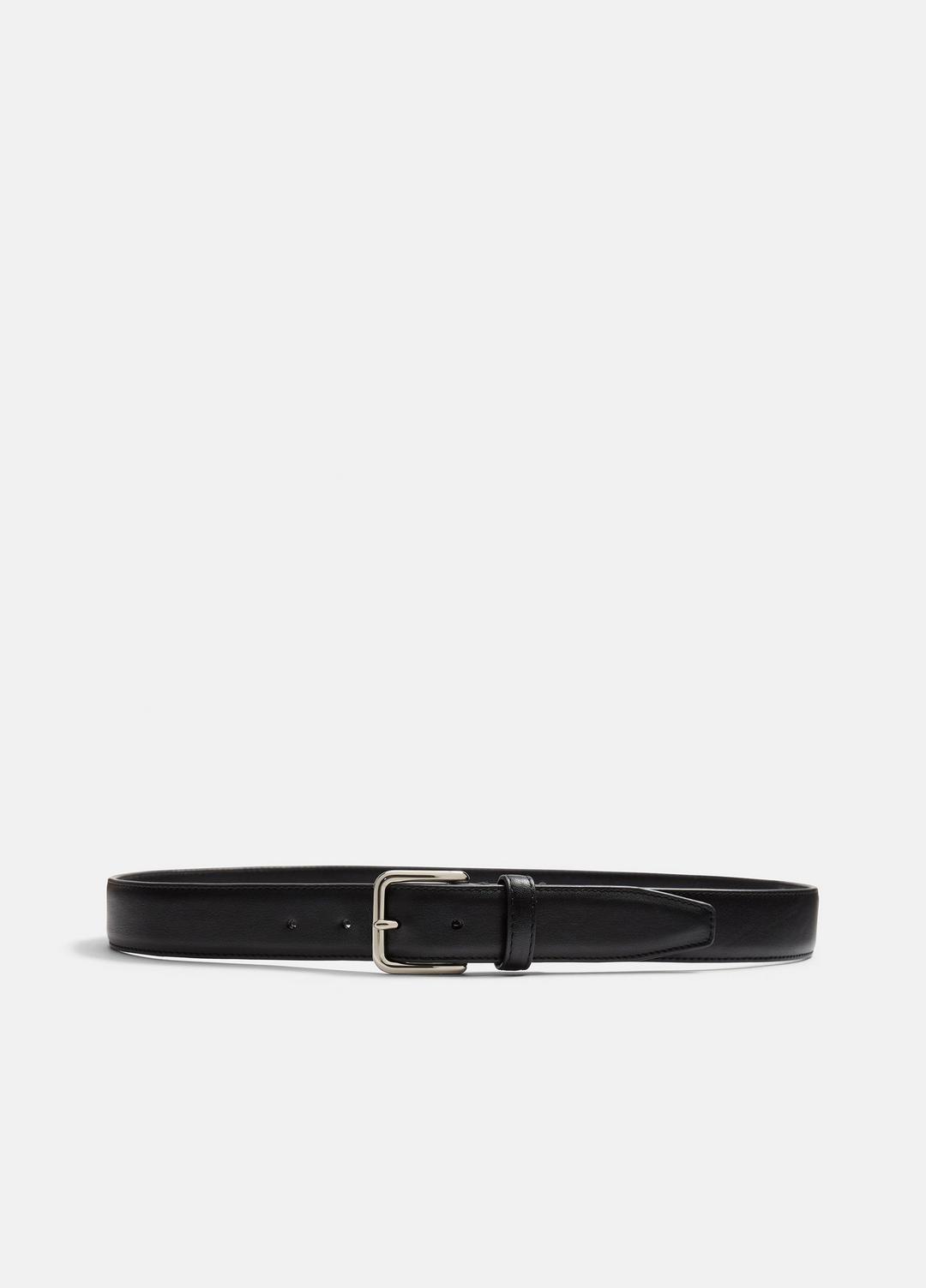 VINCE Men’s Classic Leather Belt in Belts