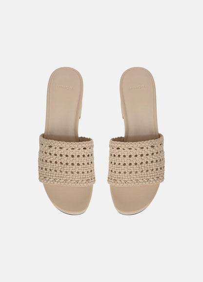 VINCE Margo Woven Leather Platform Sandal in Shoes